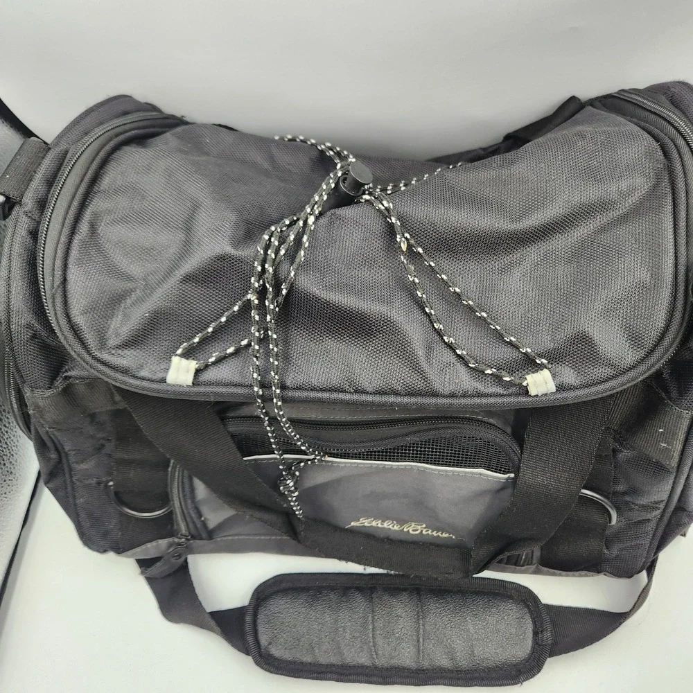 Eddie Bauer Camera Bag Padded Travel Gear Shoulder‎ Bag Black